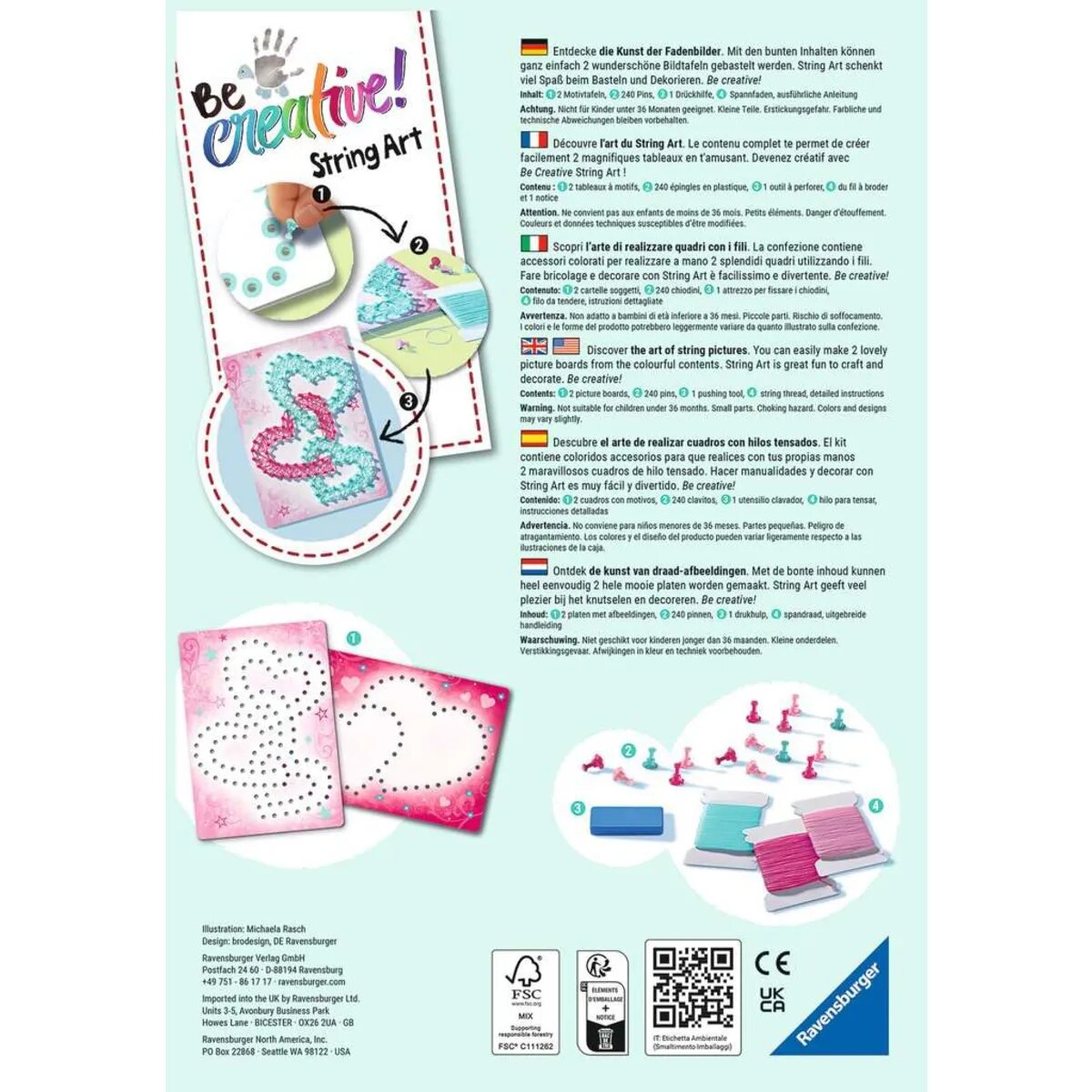 Ravensburger Be creative - String Art Heart