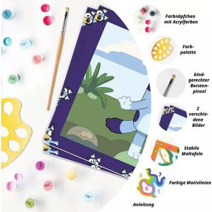 Ravensburger CreArt, Malen nach Zahlen - CreArt, Malen nach Zahlen Junior - Bluey