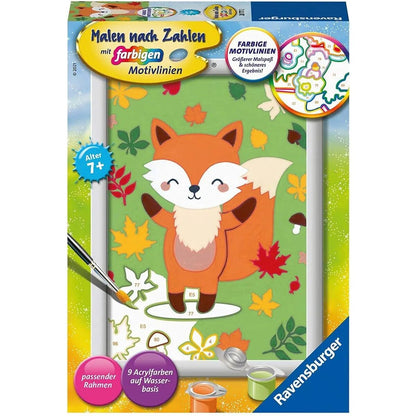 Ravensburger CreArt, Malen nach Zahlen - Süßer Fuchs