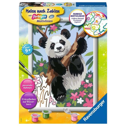Ravensburger CreArt, Malen nach Zahlen - Süßer Pandabär