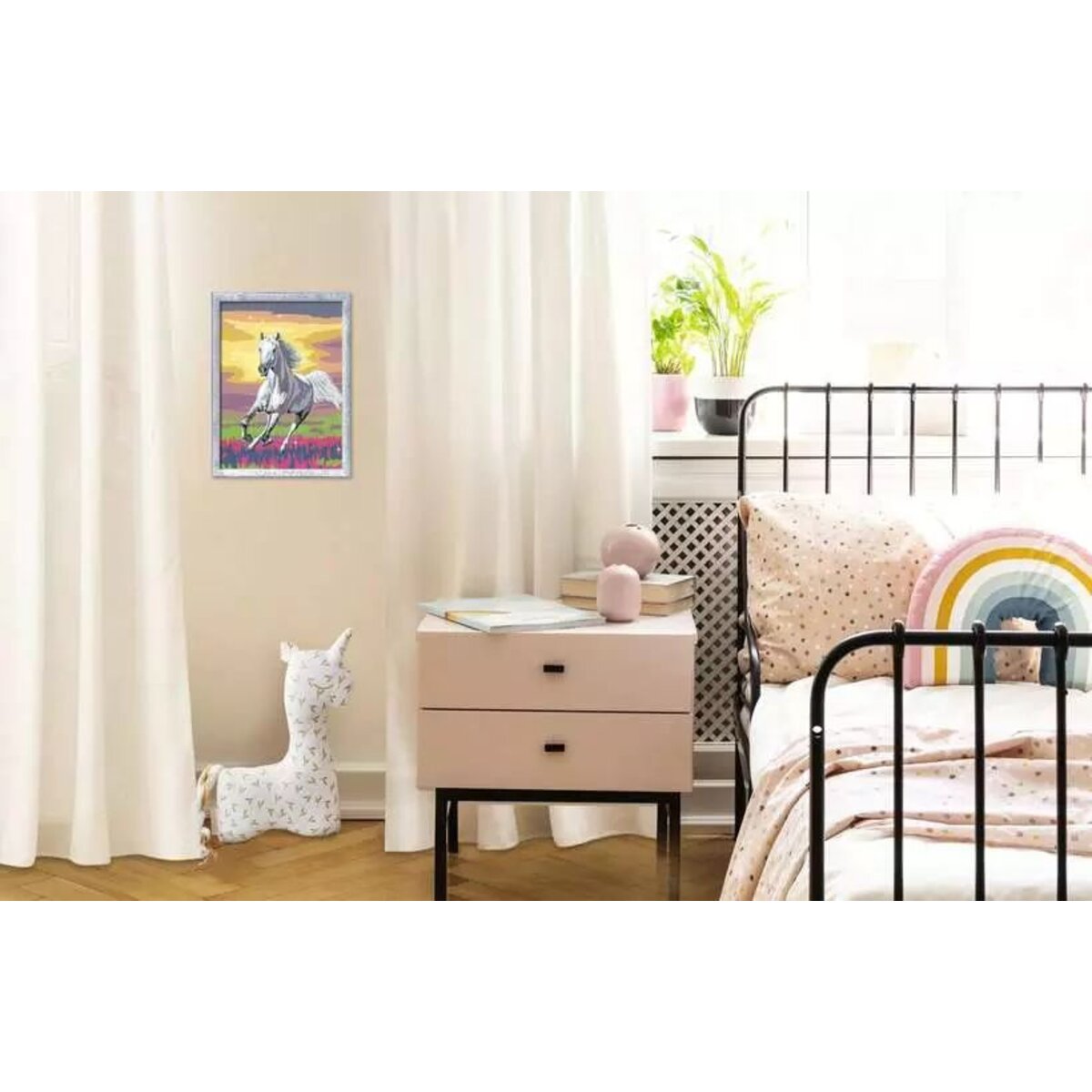 Ravensburger CreArt, Malen nach Zahlen - Galoppierender Schimmel