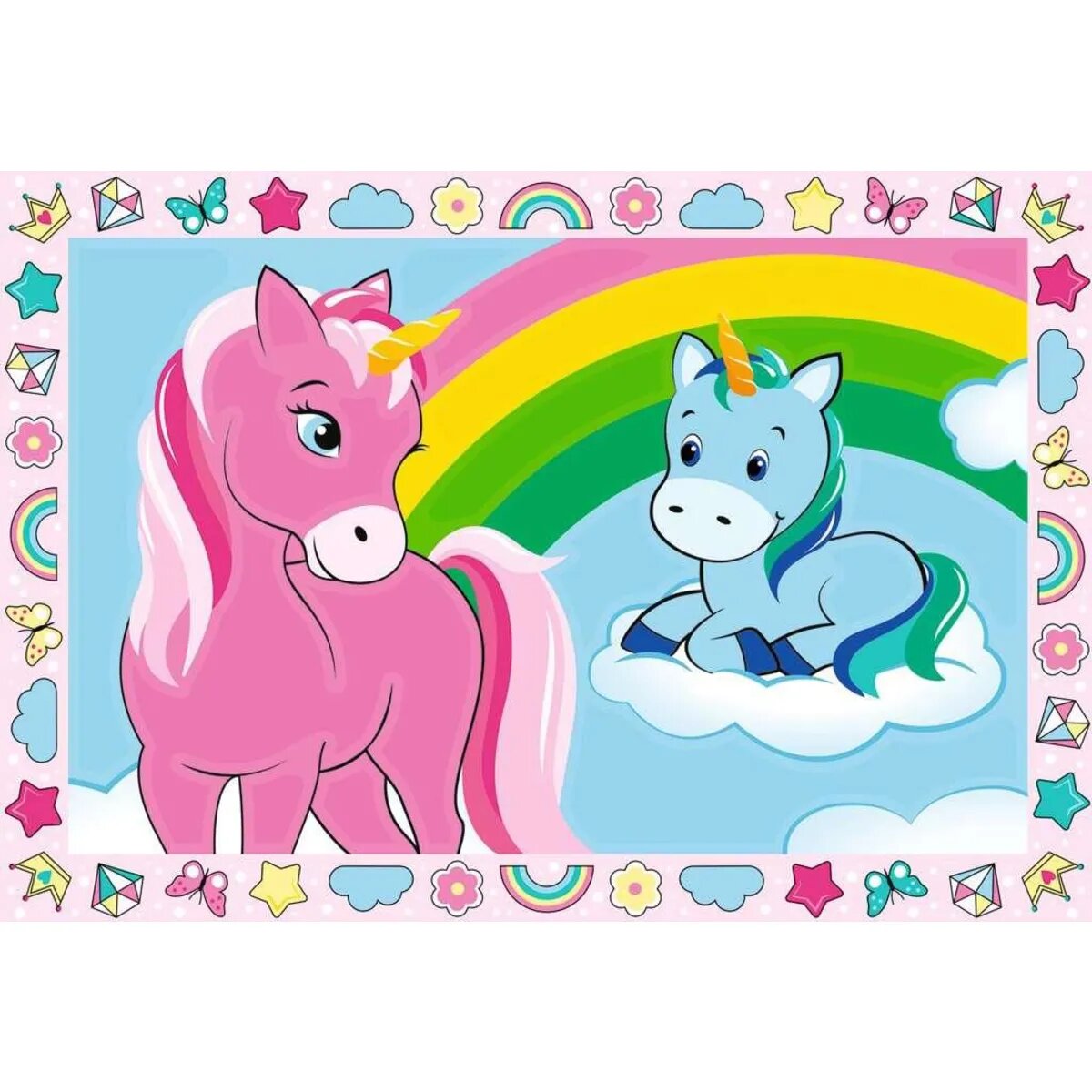 Ravensburger CreArt, Malen nach Zahlen - Zauberhafte Einhörner