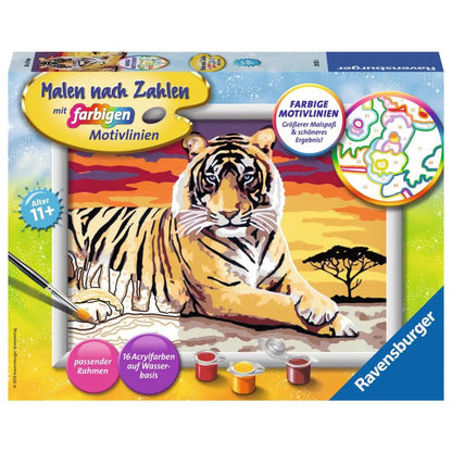 Ravensburger CreArt, Malen nach Zahlen - Majestätischer Tiger