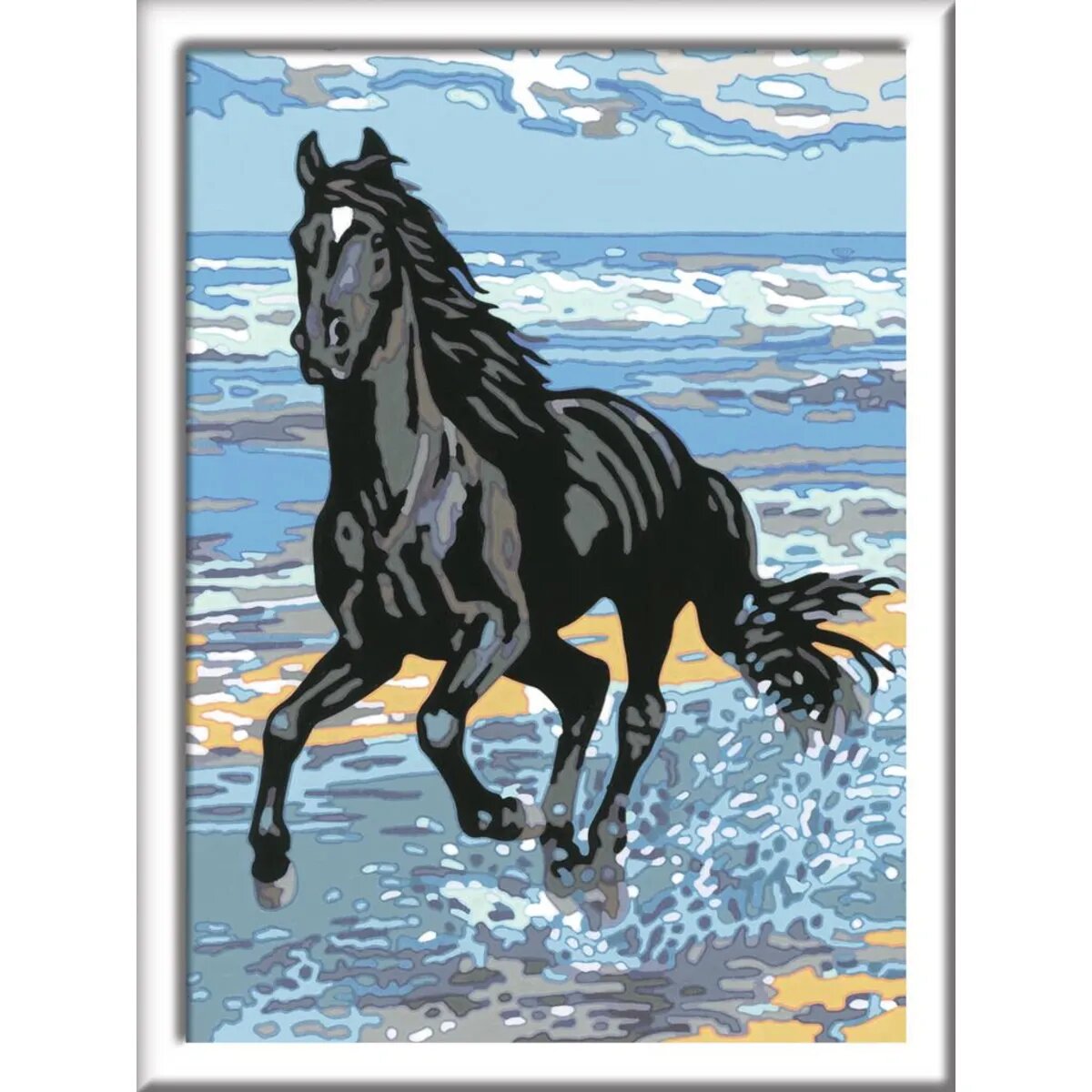Ravensburger CreArt, Malen nach Zahlen - Pferd am Strand