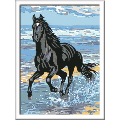 Ravensburger CreArt, Malen nach Zahlen - Pferd am Strand