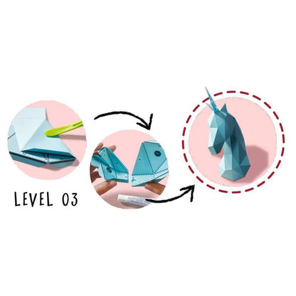 Ravensburger BeCreative - Paper Art Blumen & Einhörner