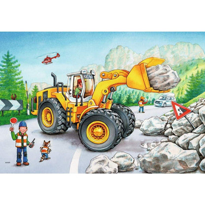 Ravensburger Puzzle Bagger und Waldtraktor 2x24 Teile