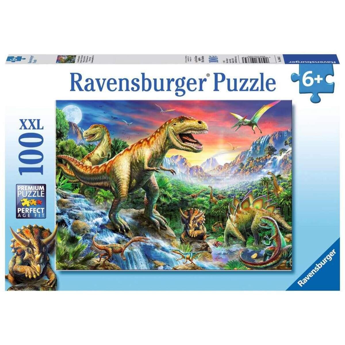 Ravensburger XXL Puzzle - Bei den Dinosauriern, 100 Teile