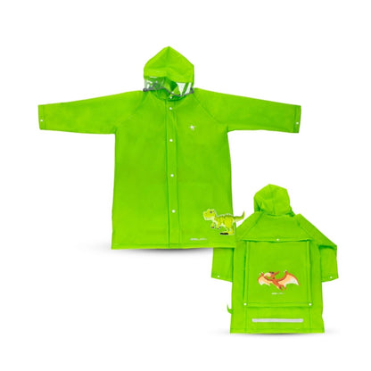 Regenponcho Dinosaurier grün für alle Belmil Schulranzenmodelle