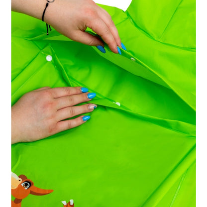Regenponcho Dinosaurier grün für alle Belmil Schulranzenmodelle