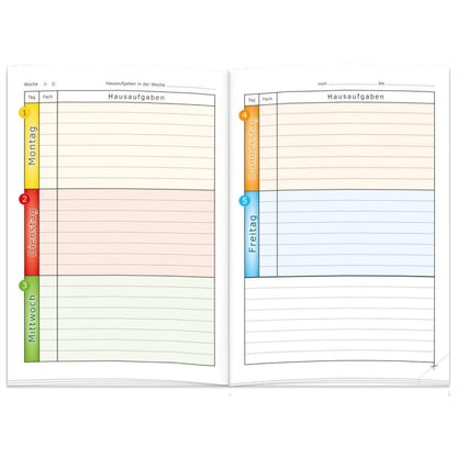 Roth Grundschul-Hausaufgabenheft Klipp & Klar "Hurra Schule" DIN A5