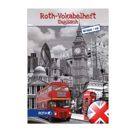 Roth Vokabelheft, A5, Englisch, 64 Seiten, sortiert