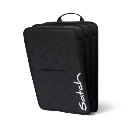 Satch Heftebox Triple Flex Schwarz, DIN A4