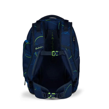Satch Match Schulrucksack Blue Tech