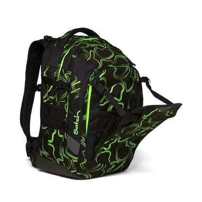 Satch MATCH Schulrucksack Green Supreme