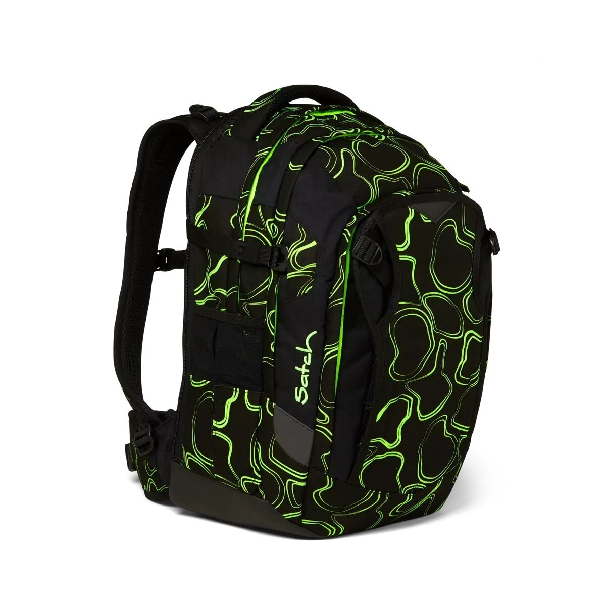 Satch MATCH Schulrucksack Green Supreme