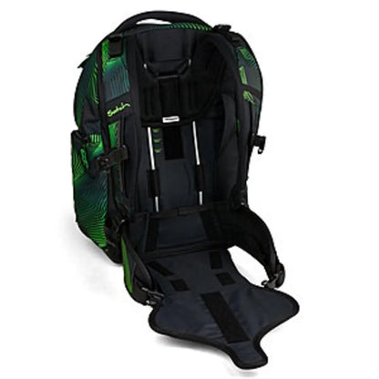 Satch match Schulrucksack Seismic Green