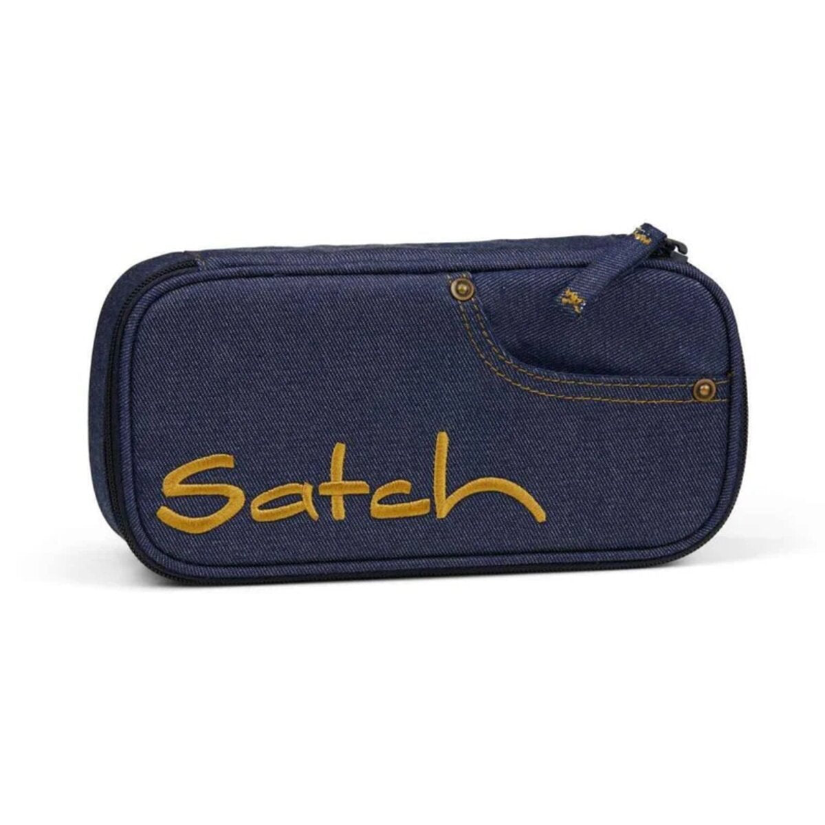 Satch PACK Schulrucksack Denim Blue Special Edition Set 3tlg.