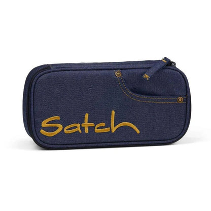 Satch PACK Schulrucksack Denim Blue Special Edition Set 3tlg.