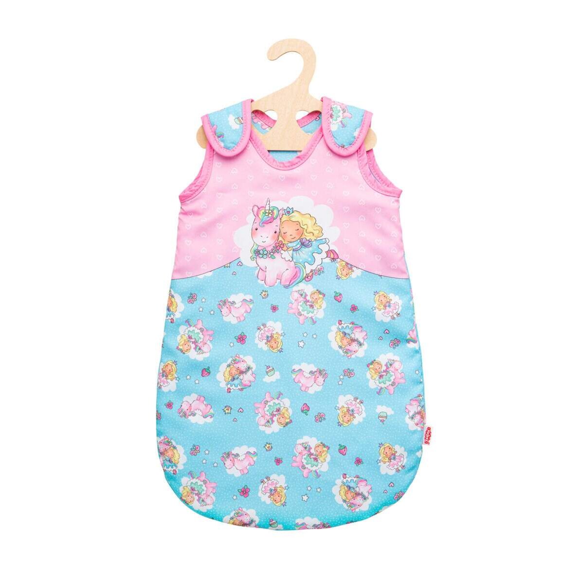 Schlafsack für Puppen, Einhorn Emil und Fee Emma, Größe 35 - 50 cm