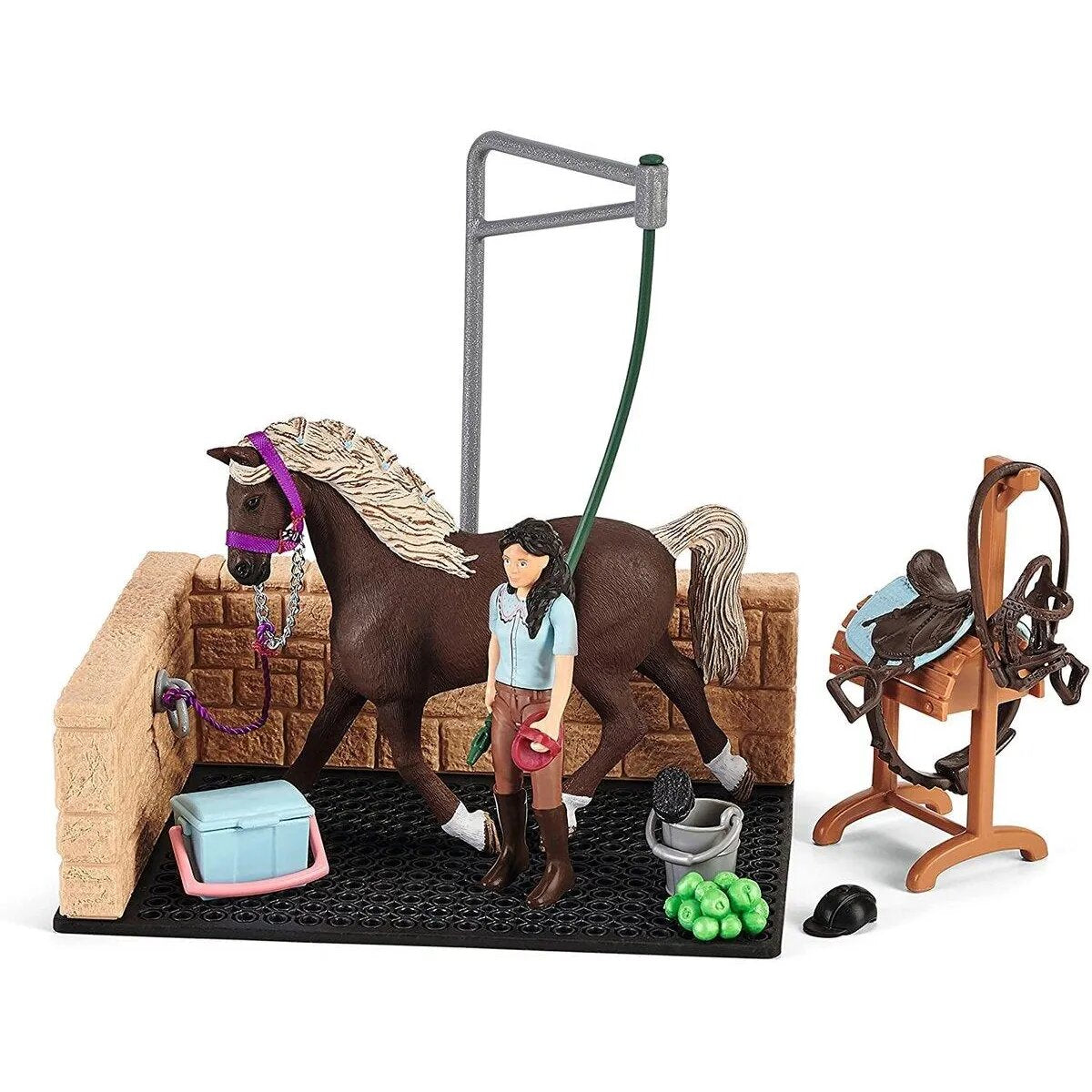 schleich® HORSE CLUB 42438 Waschplatz mit Emily und Luna
