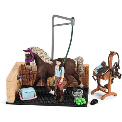 schleich® HORSE CLUB 42438 Waschplatz mit Emily und Luna