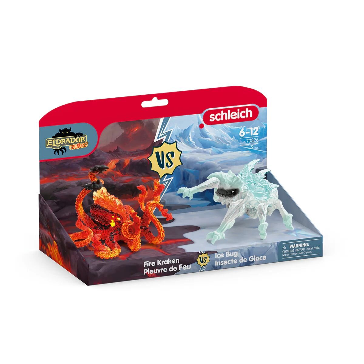 schleich® ELDRADOR® CREATURES 70826 Eiskäfer vs. Feuerkrake