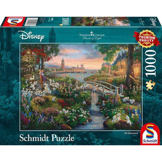 Schmidt Spiele Puzzle - Thomas Kinkade: Disney 101 Dalmatiner, 1000 Teile