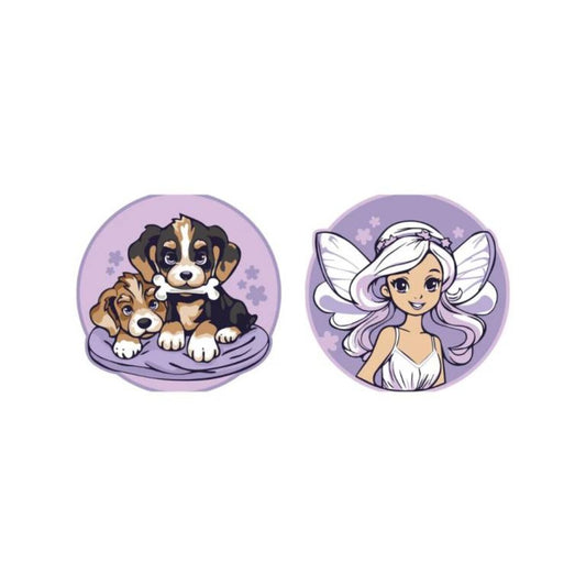 Schneider 2er Set Patches mit Klettfunktion Puppies und Fairy