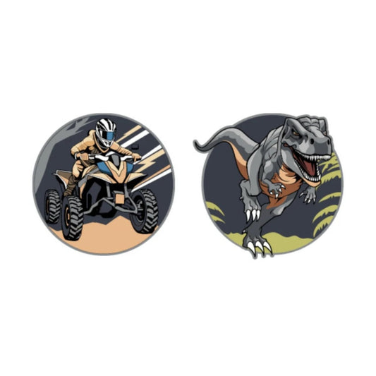 Schneider Patches mit Klettfunktion Quad Dino