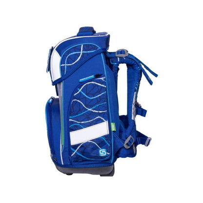 SCHNEIDERS Ergolite Schultaschen Set 9-teilig Blue Vibes 22 Liter