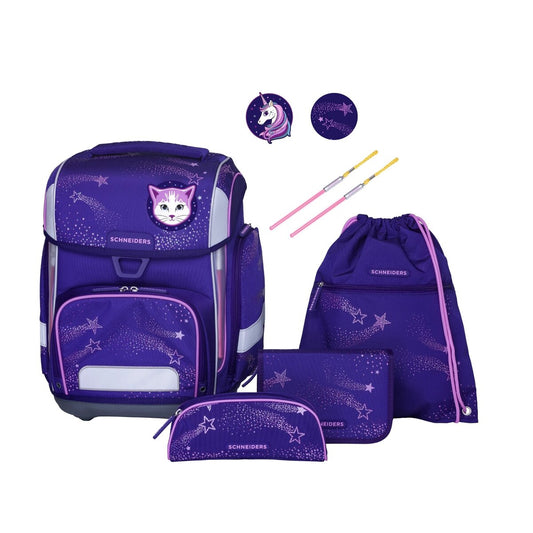 SCHNEIDERS Ergolite Schultaschen Set 9tlg. Flashlight 22 Liter