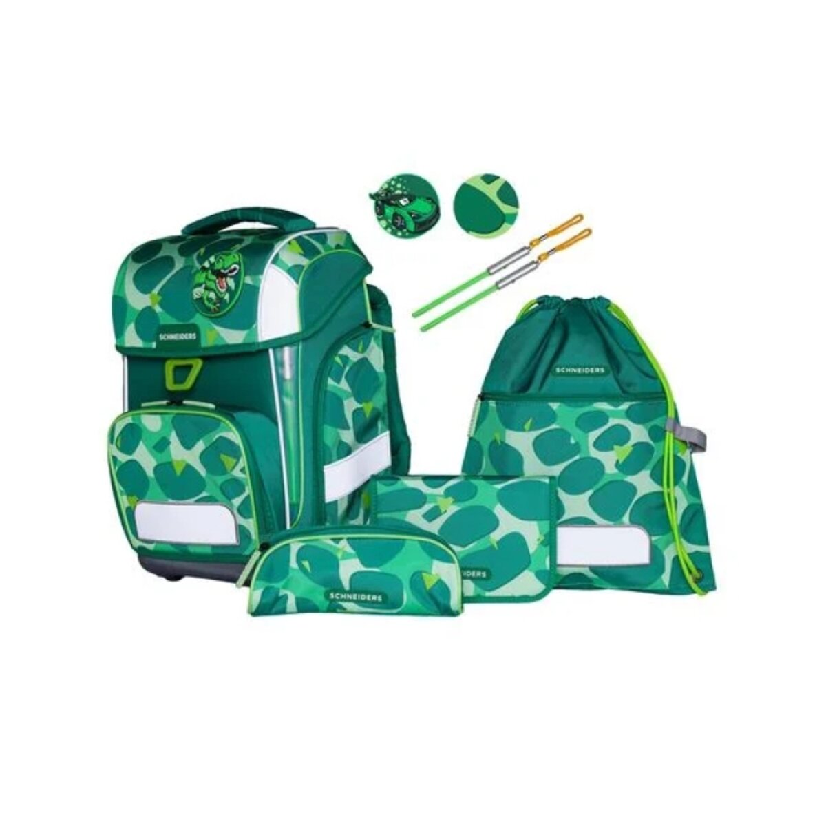 SCHNEIDERS Schulrucksack Set Ergolite 9tlg. Dino Dance