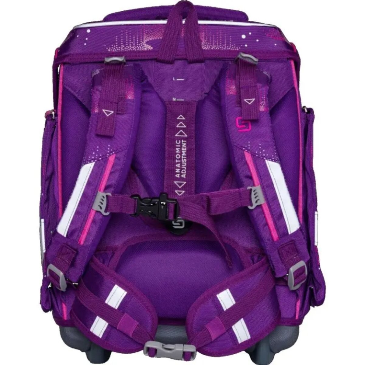 SCHNEIDERS Schulrucksack Set Ergolite 9tlg. Wavy Dots