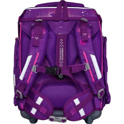 SCHNEIDERS Schulrucksack Set Ergolite 9tlg. Wavy Dots