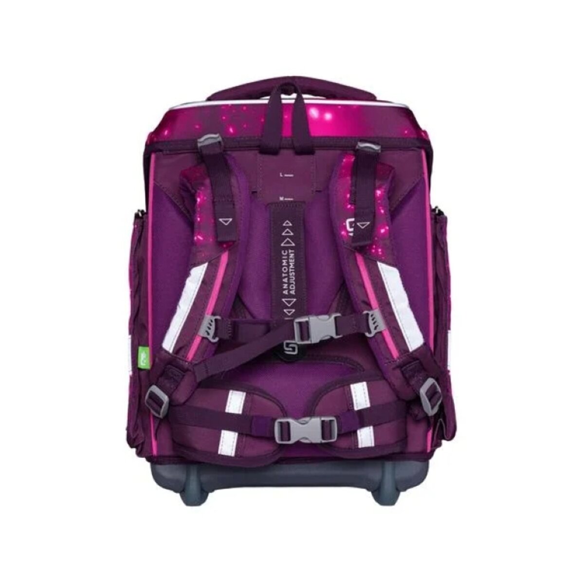 SCHNEIDERS Schulrucksack Set Ergolite 9tlg. Berry Cosmos