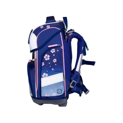 SCHNEIDERS Schulrucksack Set Ergolite 9tlg. Blue Bloom