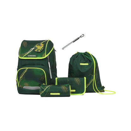 SCHNEIDERS Schultaschenset Dino olive