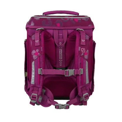 SCHNEIDERS Vienna Ergolite Mädchen Schultasche Berry Paw Pink 22 Liter