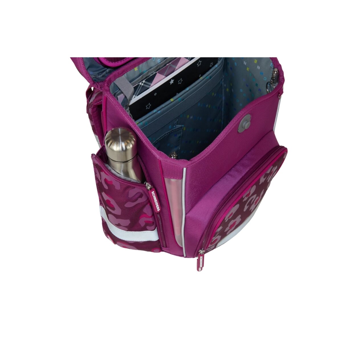 SCHNEIDERS Vienna Ergolite Mädchen Schultasche Berry Paw Pink 22 Liter