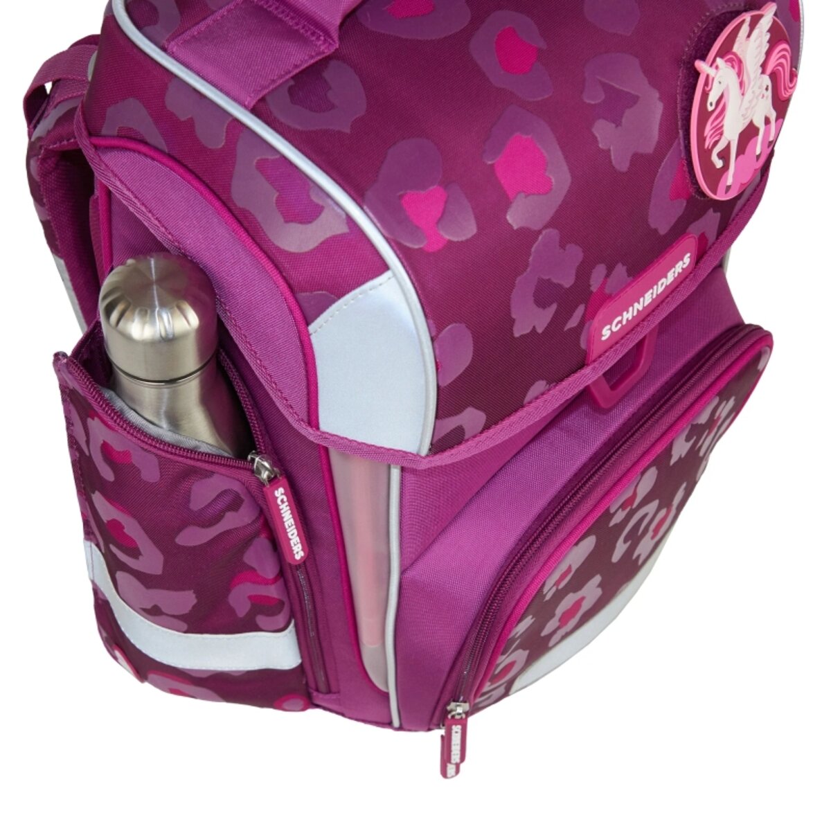 SCHNEIDERS Vienna Ergolite Mädchen Schultasche Berry Paw Pink 22 Liter