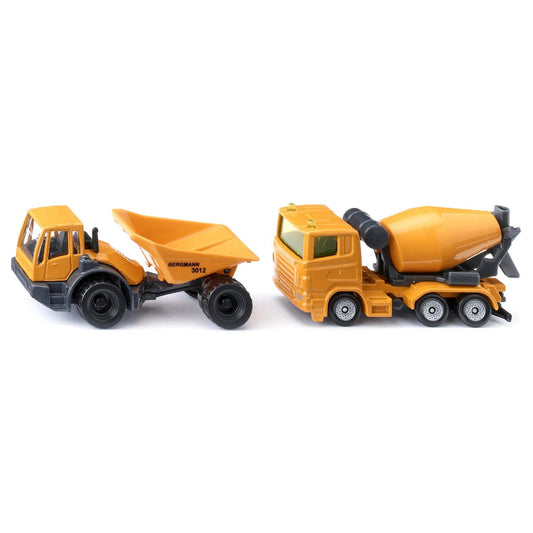 SIKU 1692 Baustellen-Set , Dumper und Betonmischer