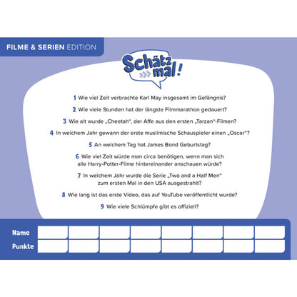 SMV Schätz mal! Filme & Serien Edition