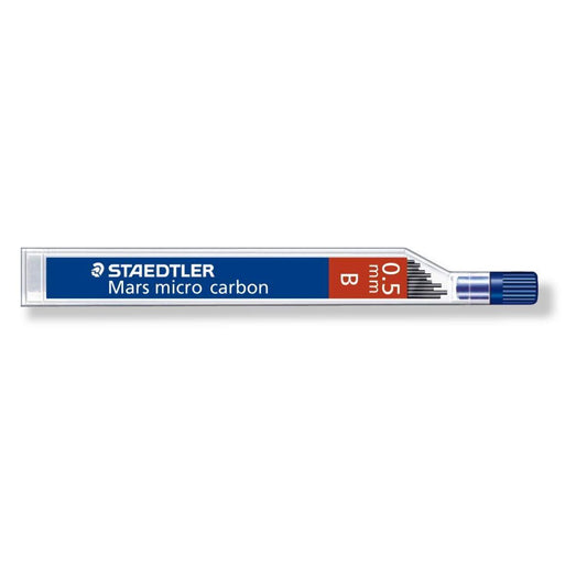 STAEDTLER® Mars® micro carbon 250 Mine für Druckbleistift, Dose mit 12 Minen, Linienbreite 0.5 mm, B
