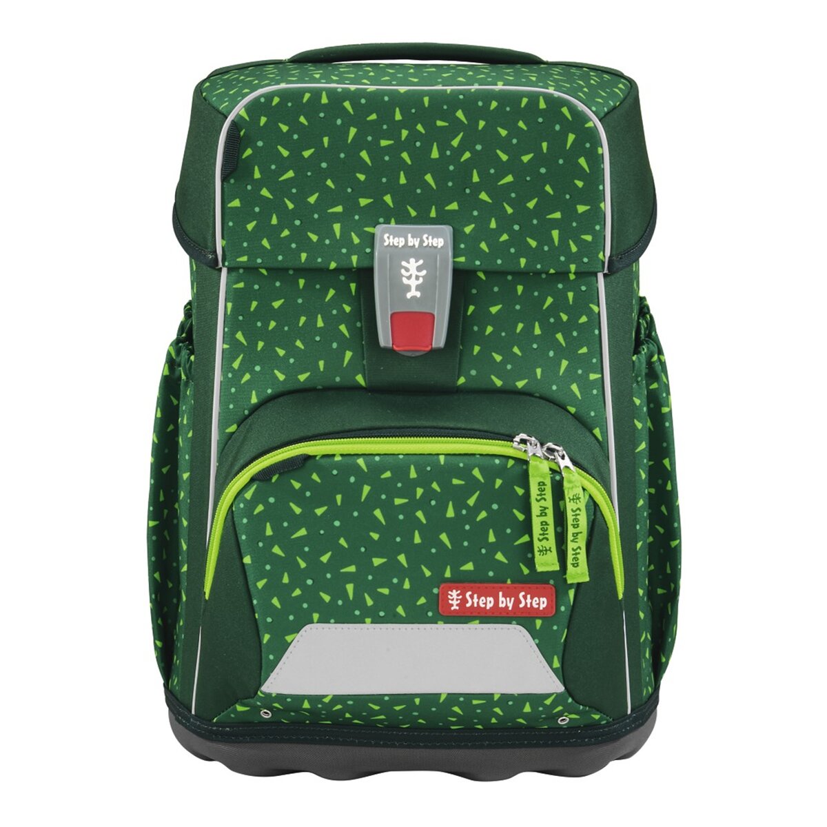 Step by Step BASIS Schulranzen-Set "Green Graphics", 4-teilig