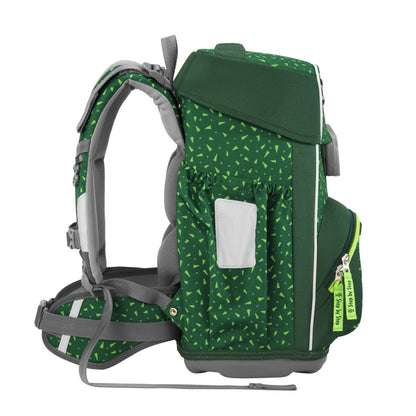 Step by Step BASIS Schulranzen-Set "Green Graphics", 4-teilig