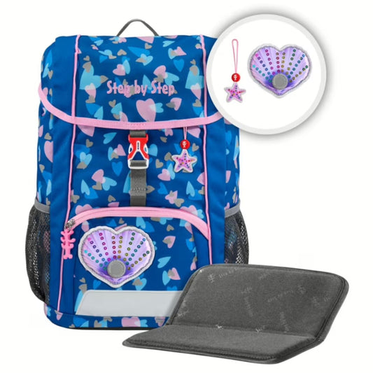 Step by Step KID REFLECT Rucksack-Set "Seashell Pearl", 3-teilig