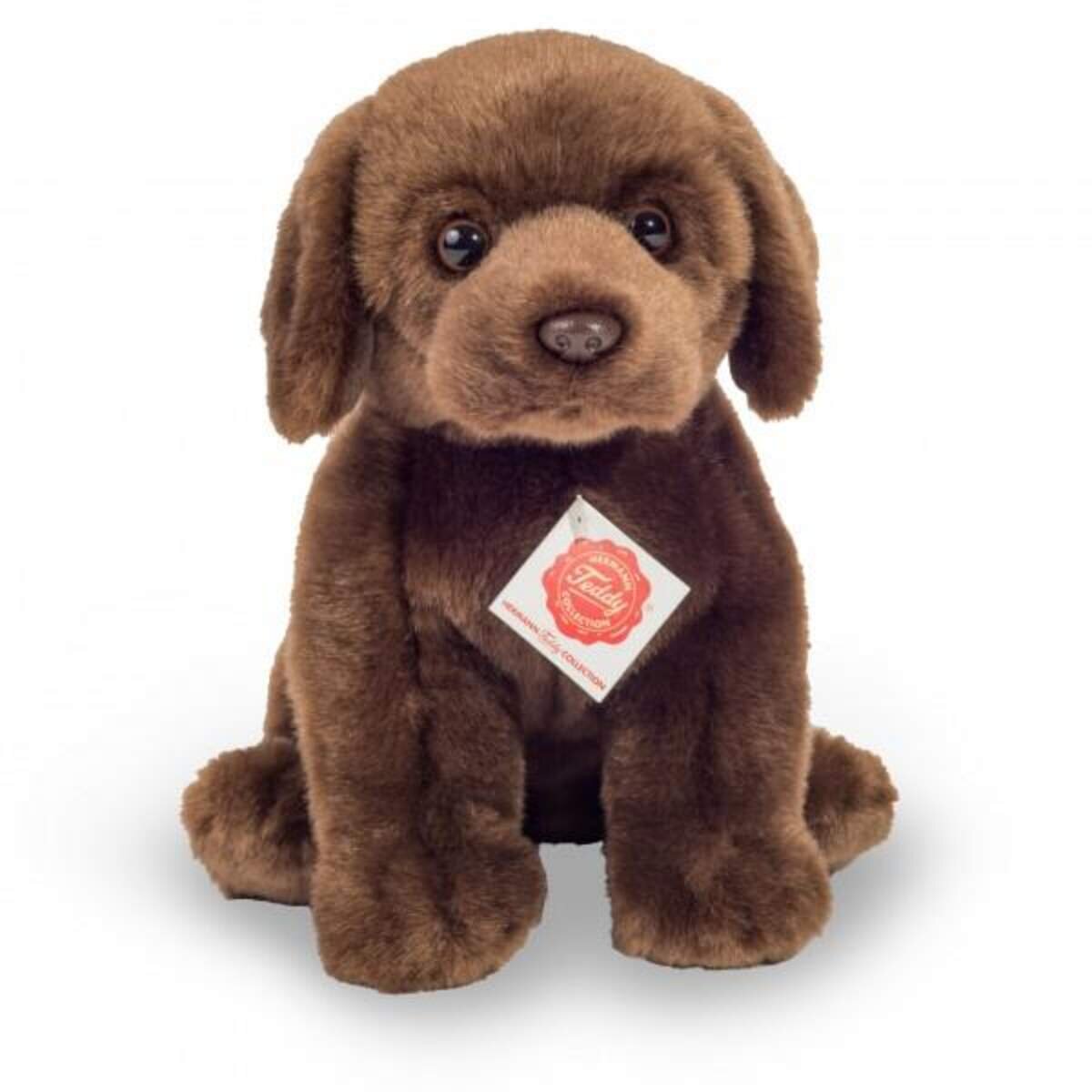 Teddy Hermann Labrador sitzend dunkelbraun 25 cm