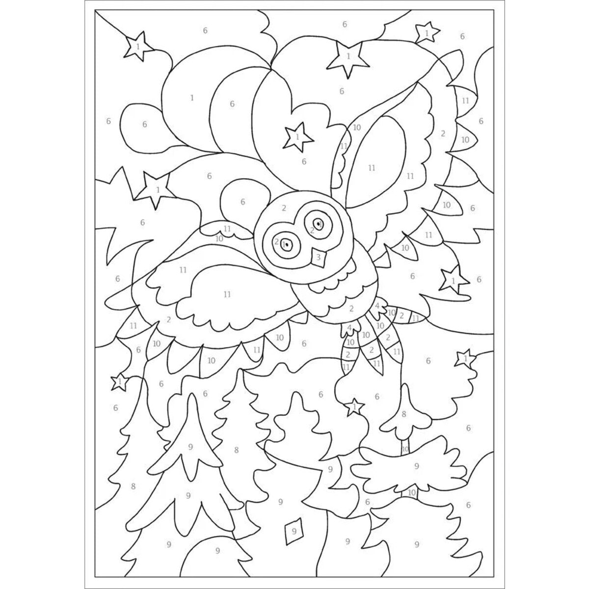 Tessloff Malen nach Zahlen. Waldtiere