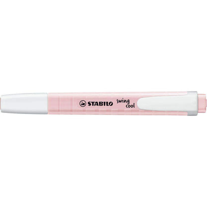 Textmarker - STABILO swing cool Pastel Edition - Einzelstift - rosiges Rouge